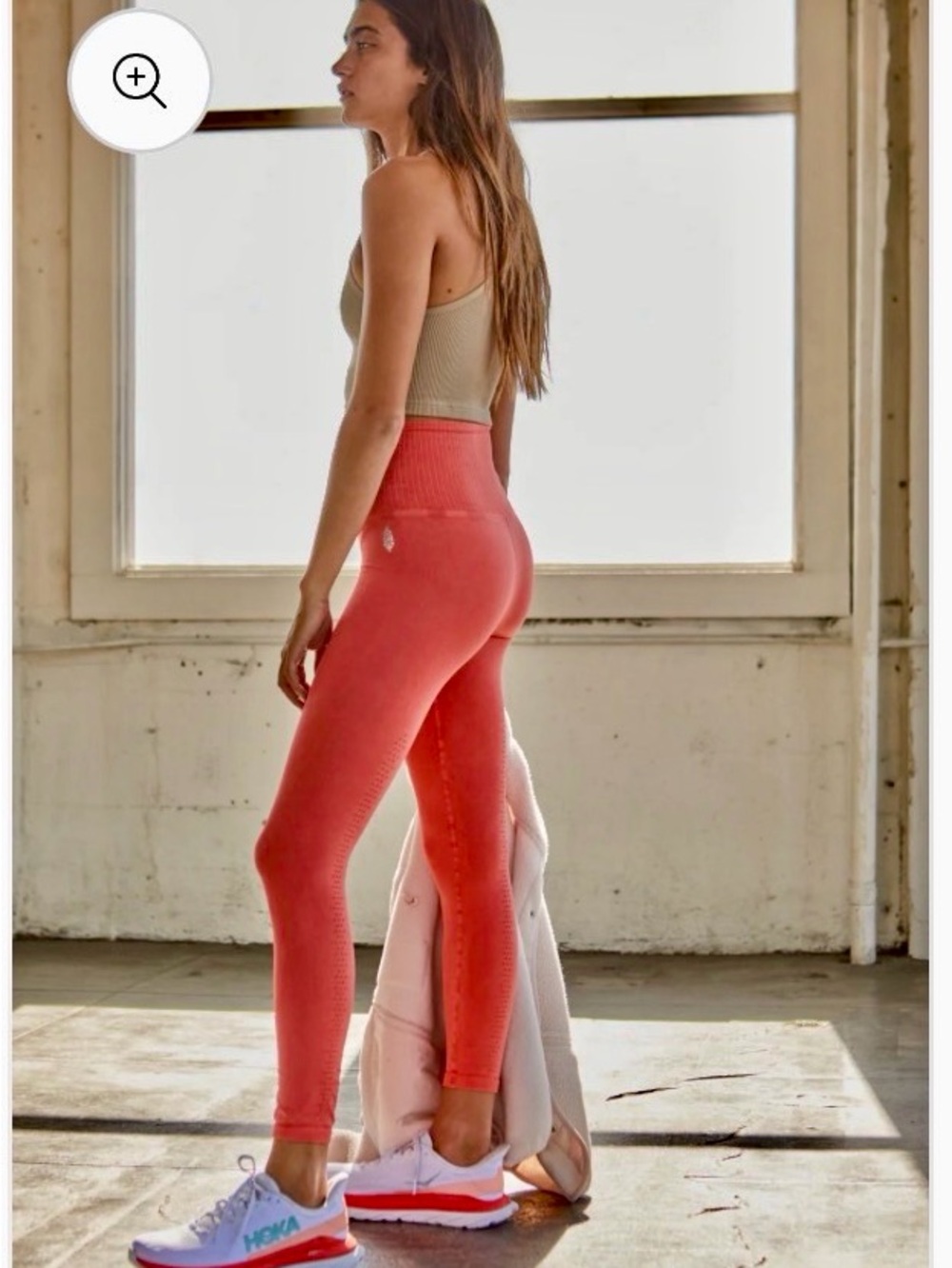 NEW GOOD KARMA LEGGINGS BY FREE PEOPLE MOVEMENT FIRED UP size M